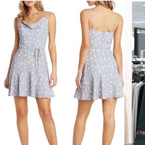 Willow / Nordstrom Dress - lilac with white polka dots